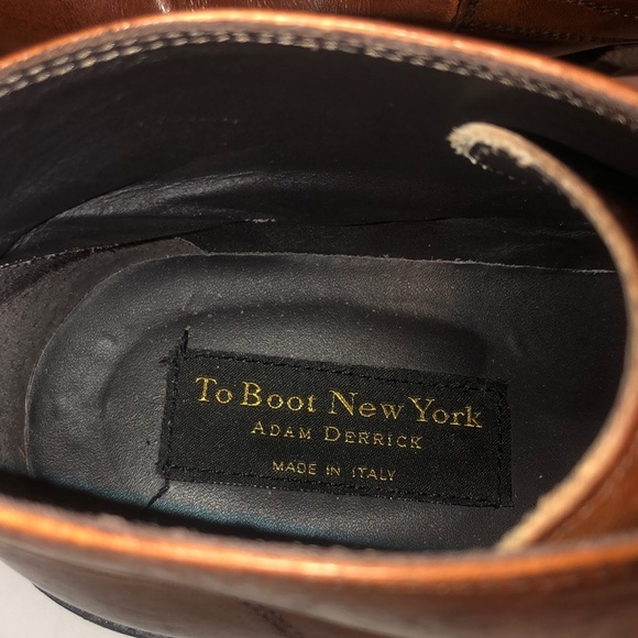 To Boot New York Men Cognac Aero Richard Leather Calf Chukka Boots main image 5